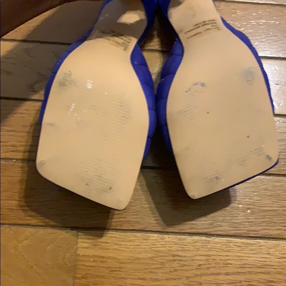 Purple Square Toe Sandals - Picture 4 of 5